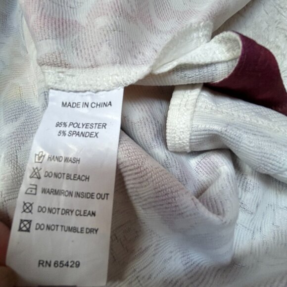 Tesoro Moda Womens Don't Panic Abstract Print Dress Medium 3/4 Sleeve Boho Multi - Picture 4 of 8